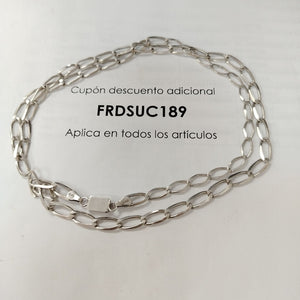 CADENA PLATA 25.6 GRMS (SEMINUEVO)