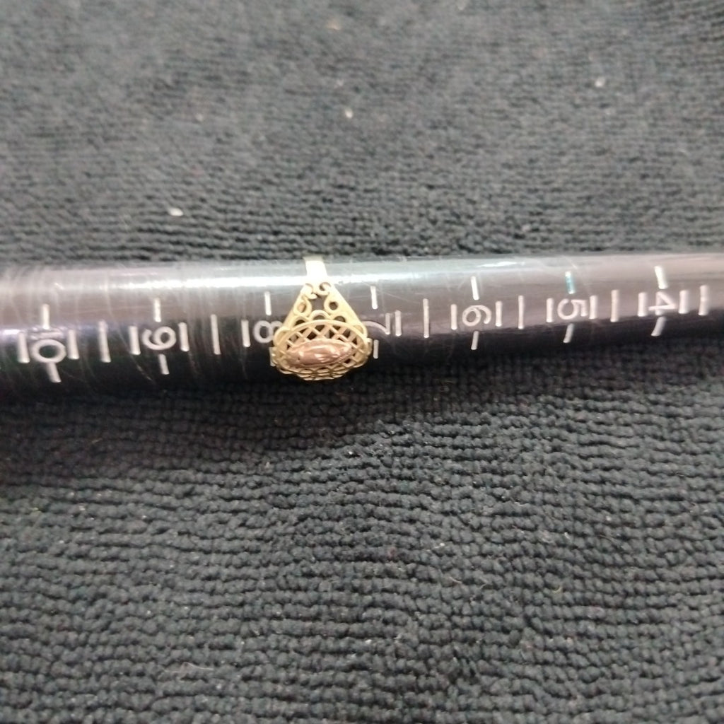 ANILLITO ORO COMBINADO 10 K 1.6 GRMS (SEMINUEVO)