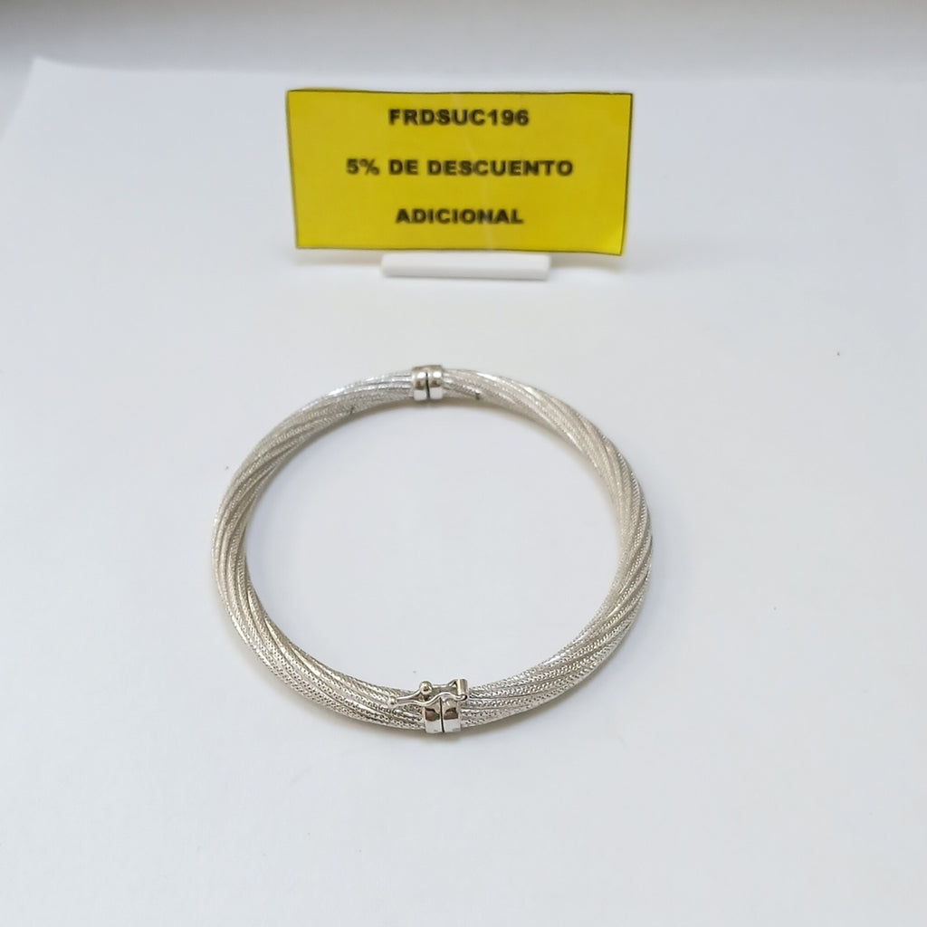 PULSERA ORO, ORO BLANCO 14 K 8.3 GRMS (SEMINUEVO)
