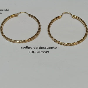 ARRACADAS PAR ORO 10 K 3.6 GRMS (SEMINUEVO)