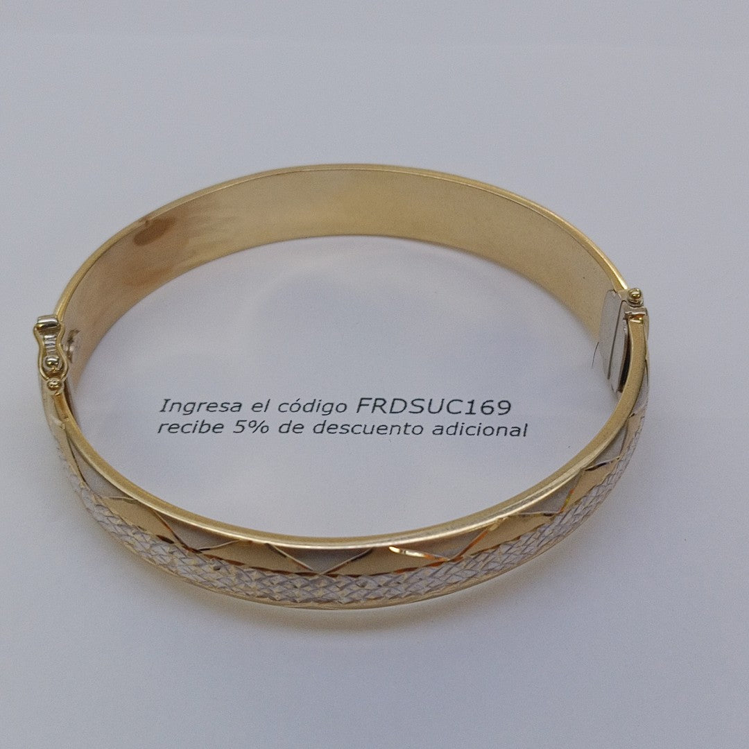 PULSERA RIGIDA ORO 14 K 15.8 GRMS (SEMINUEVO)