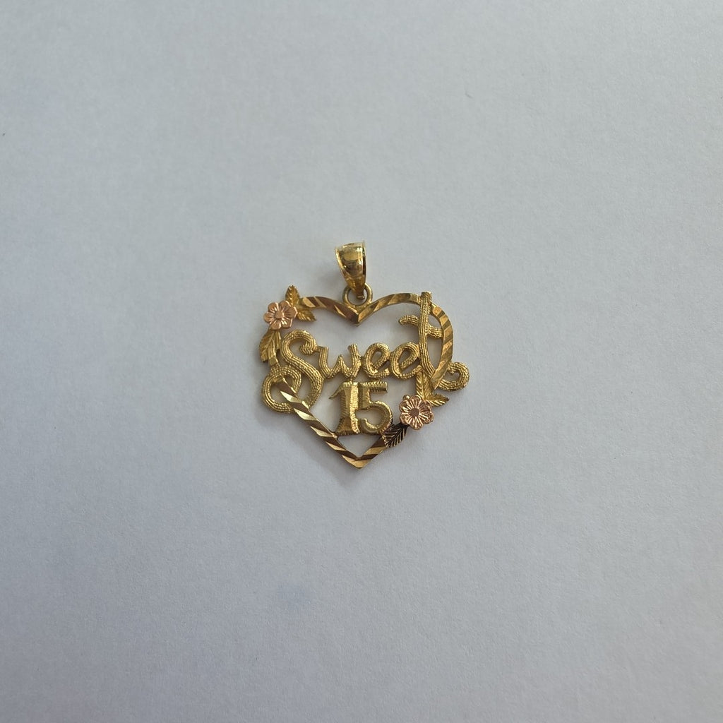 DIJE ORO,ORO COMBINADO 14 K 2,00 GRMS (SEMINUEVO)