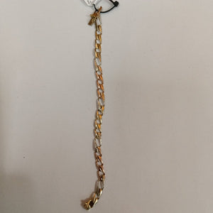 PULSERA ORO COMBINADO 14 K 9,40 GRMS (SEMINUEVO)