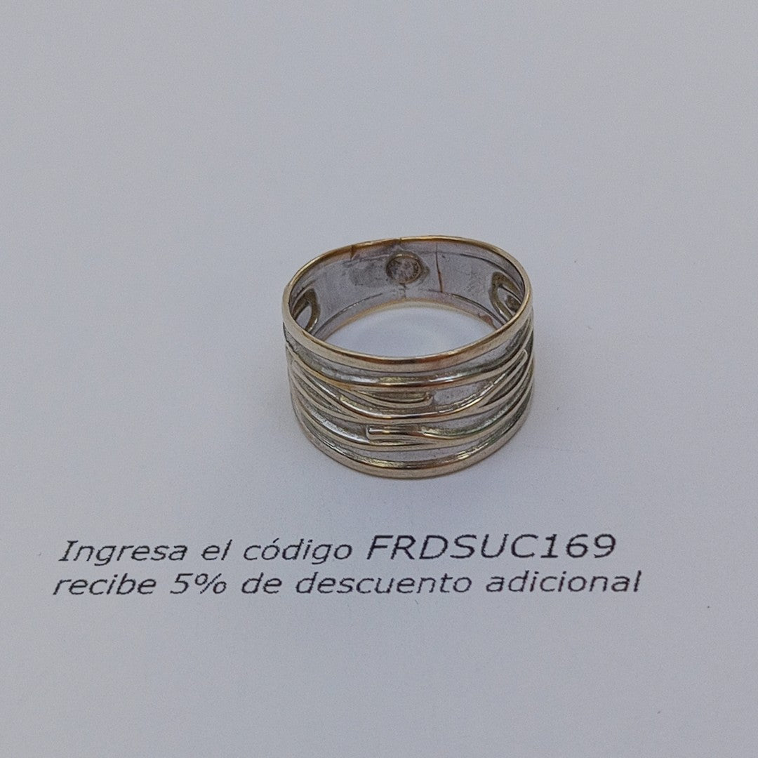 ANILLITO ORO BLANCO 14 K 2,10 GRMS (SEMINUEVO)