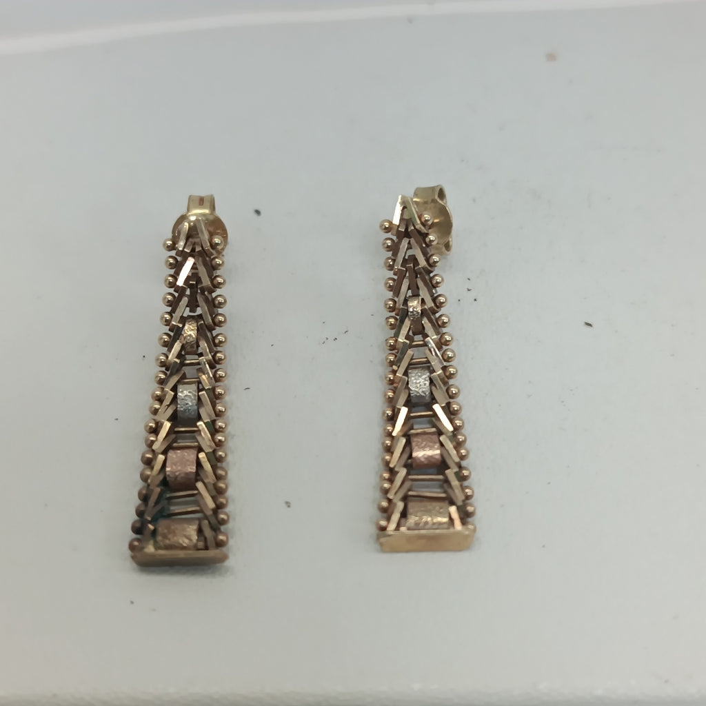 ARETES PAR ORO 10 K 3.3 GRMS (SEMINUEVO)