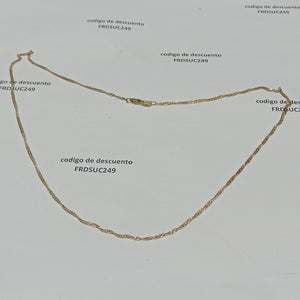 CADENA ORO 10 K 1,80 GRMS (SEMINUEVO)