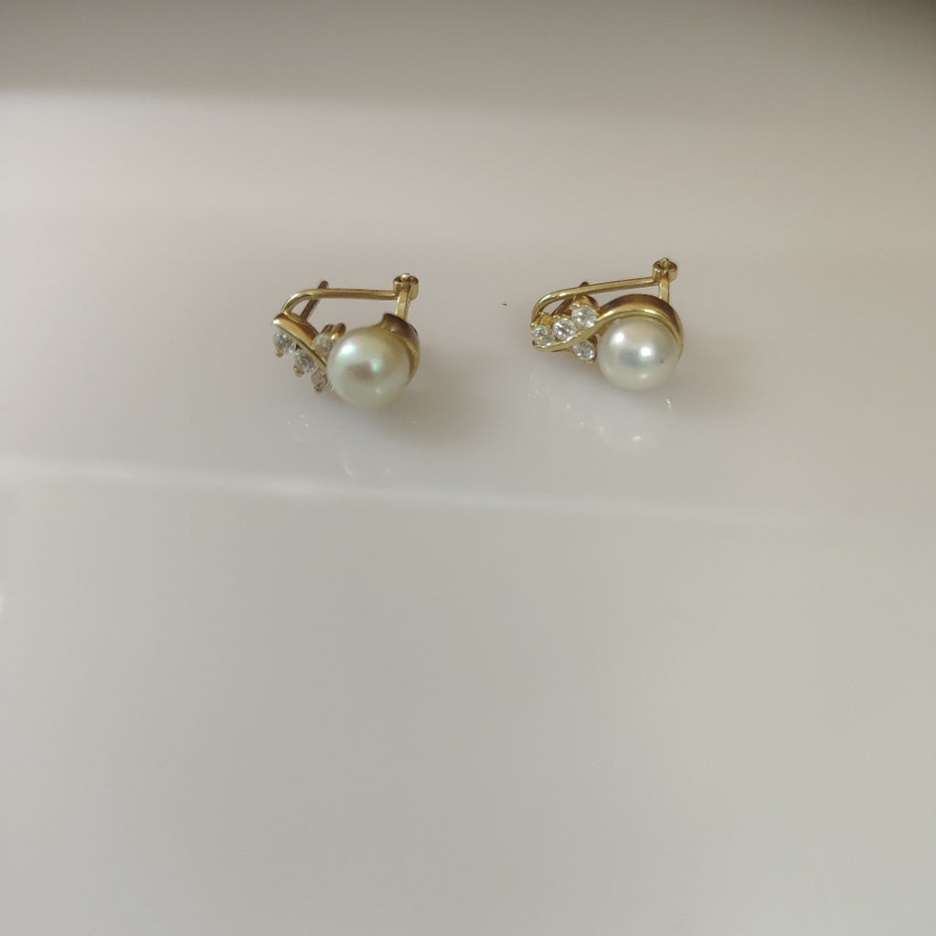 ARETES PAR ORO 14 K 3.5 GRMS (SEMINUEVO)