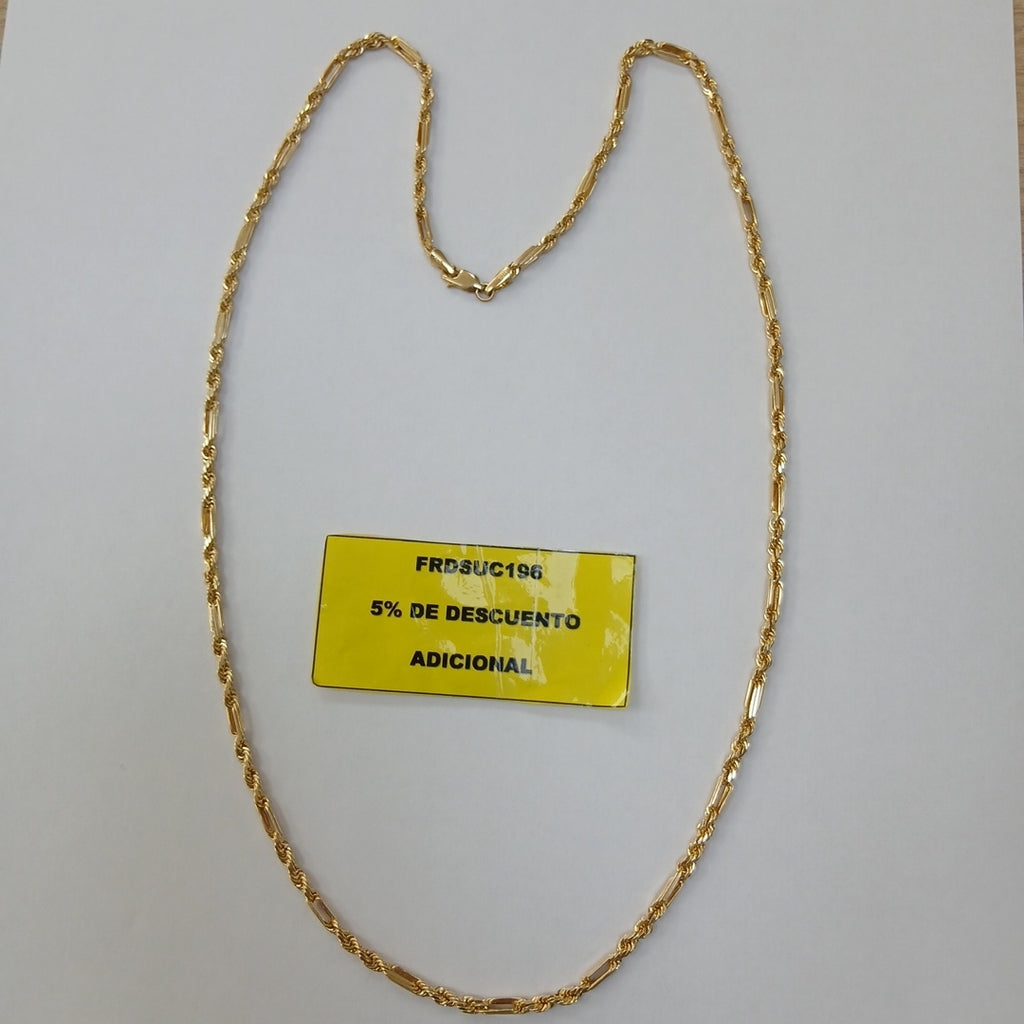 CADENA ORO 10 K 6.6 GRMS (SEMINUEVO)