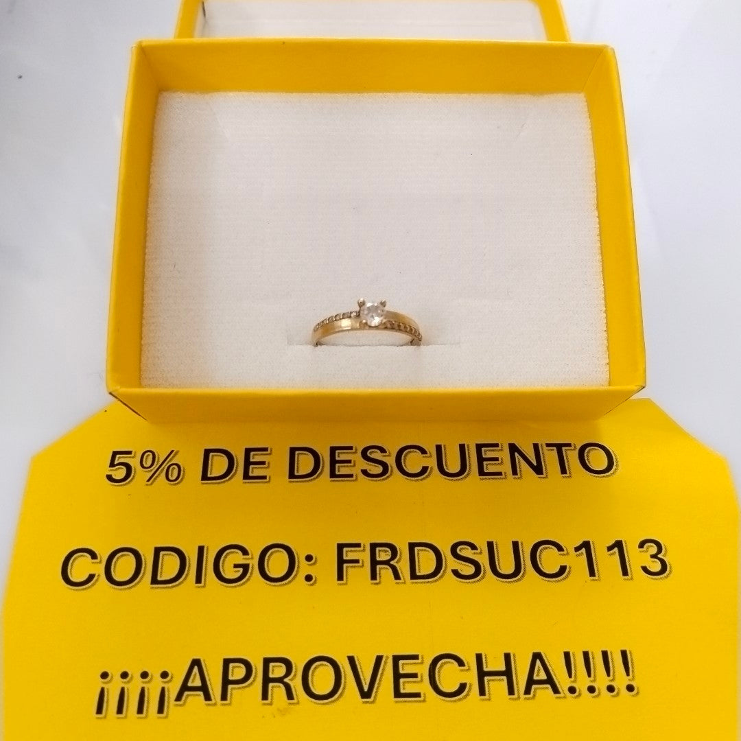 ANILLITO ORO 10 K 1.2 GRMS (SEMINUEVO)