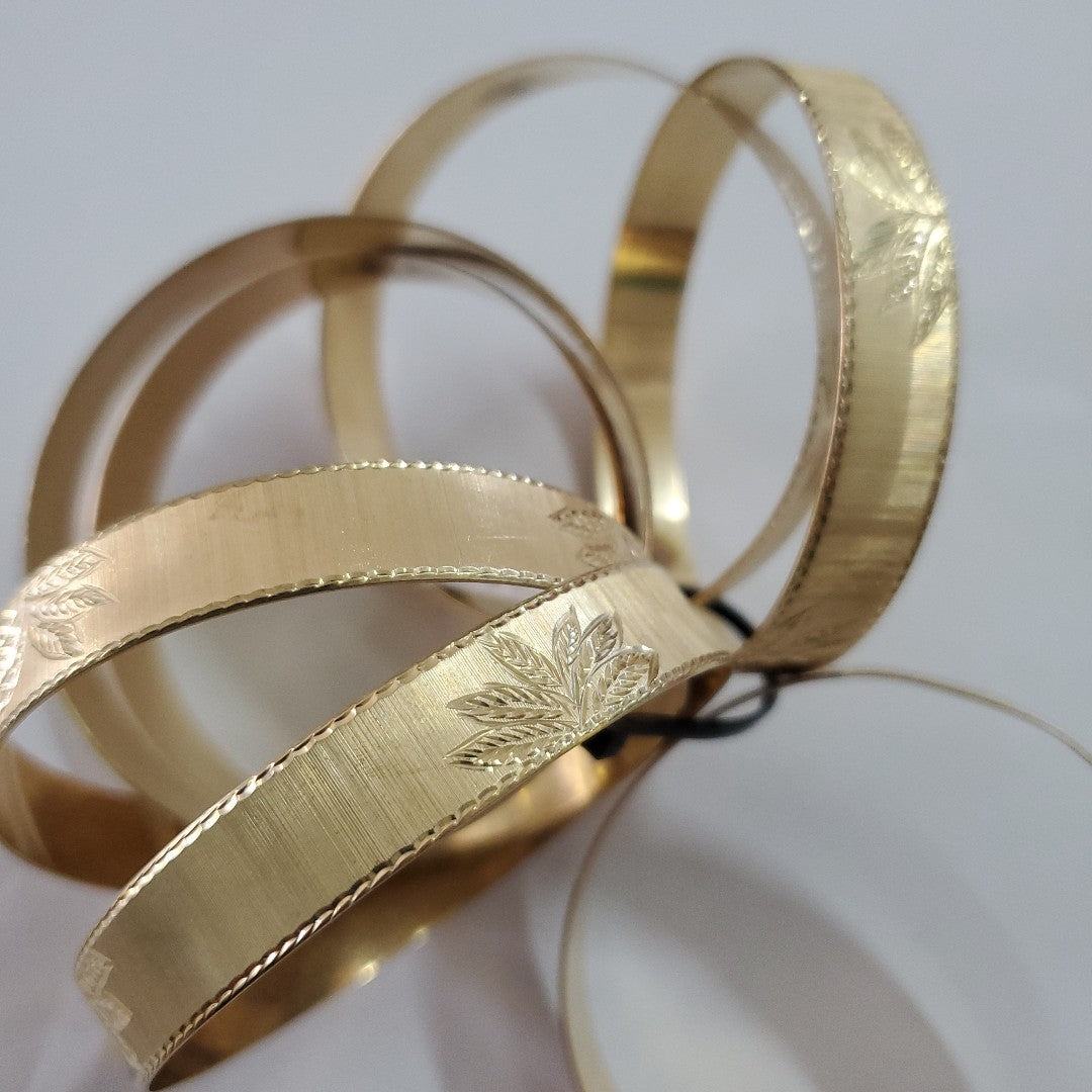 SEMANARIO DE PULSERAS ORO 14 K 128.7 GRMS (SEMINUEVO)