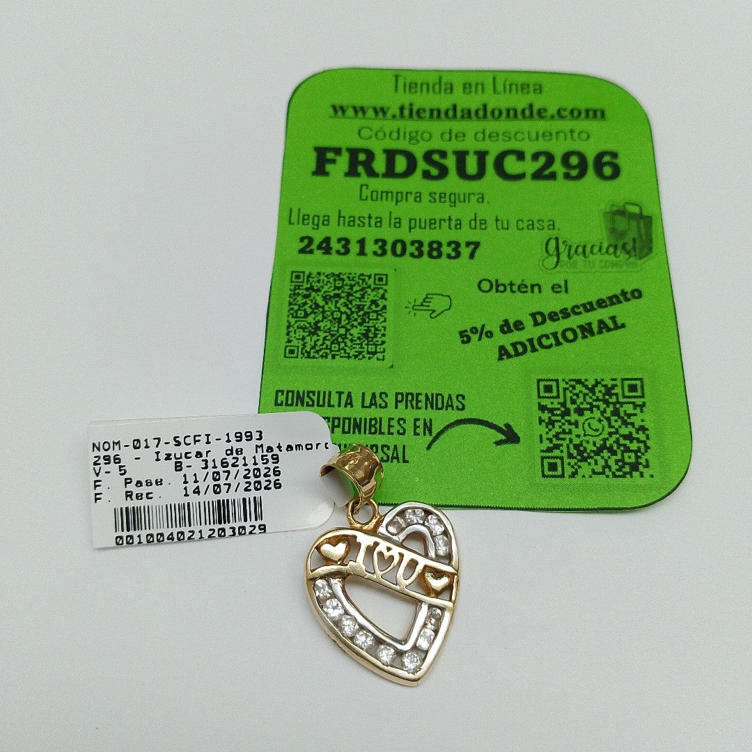 DIJE ORO 14 K 4.3 GRMS (SEMINUEVO)