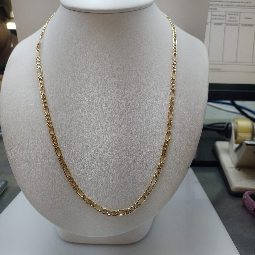 CADENA ORO, RODIADO 14 K 8.3 GRMS (SEMINUEVO)