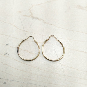 ARRACADAS PAR ORO 14 K 1 GRMS (SEMINUEVO)