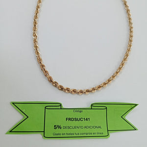 CADENA ORO 14 K 8.3 GRMS (SEMINUEVO)