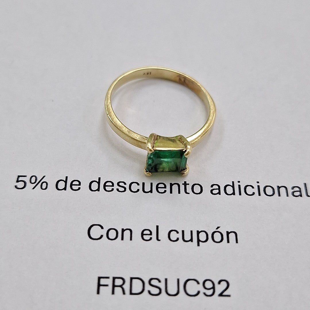 K1 2,40 GRMS 14 K ESPECIFICACIONES COMPLEMENTARIAS ANILLITO CON PIEDRA DE COLOR (SEMINUEVO)
