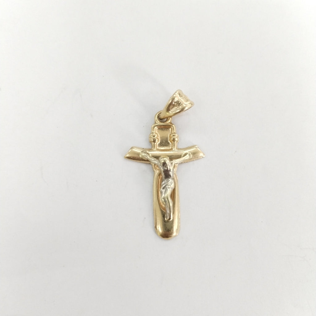 CRUCIFIJO ORO 14 K 1,40 GRMS (SEMINUEVO)