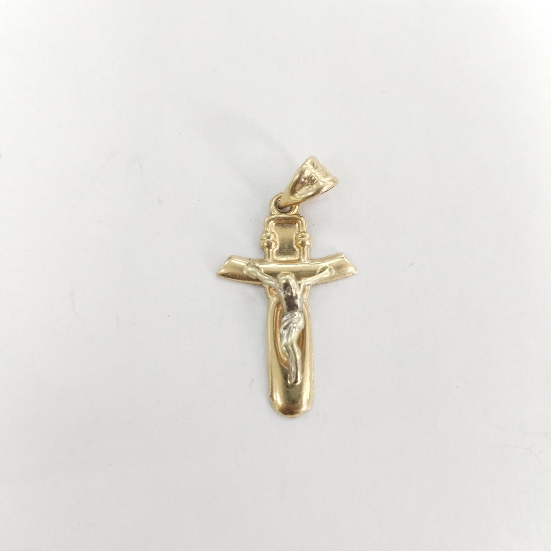 CRUCIFIJO ORO 14 K 1,40 GRMS (SEMINUEVO)