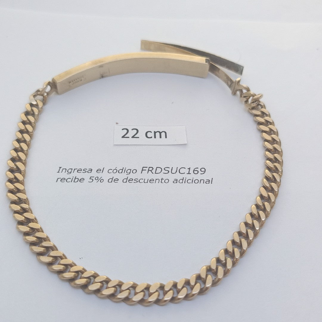 ESCLAVA ORO 10 K 17,80 GRMS (SEMINUEVO)