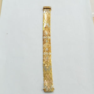 PULSERA ORO, ORO COMBINADO 18 K 42.6 GRMS (SEMINUEVO)