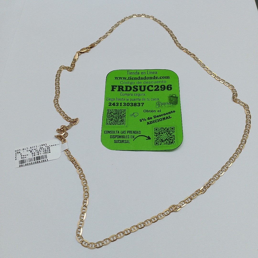 CADENA ORO 14 K 8.4 GRMS (SEMINUEVO)
