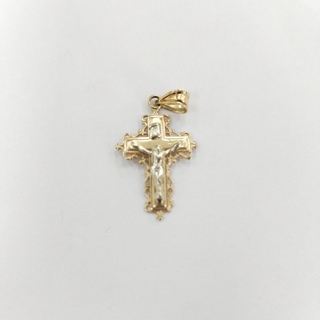CRUCIFIJO ORO 14 K 0,80 GRMS (SEMINUEVO)