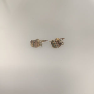 ARETES PAR ORO 10 K 1,00 GRMS (SEMINUEVO)