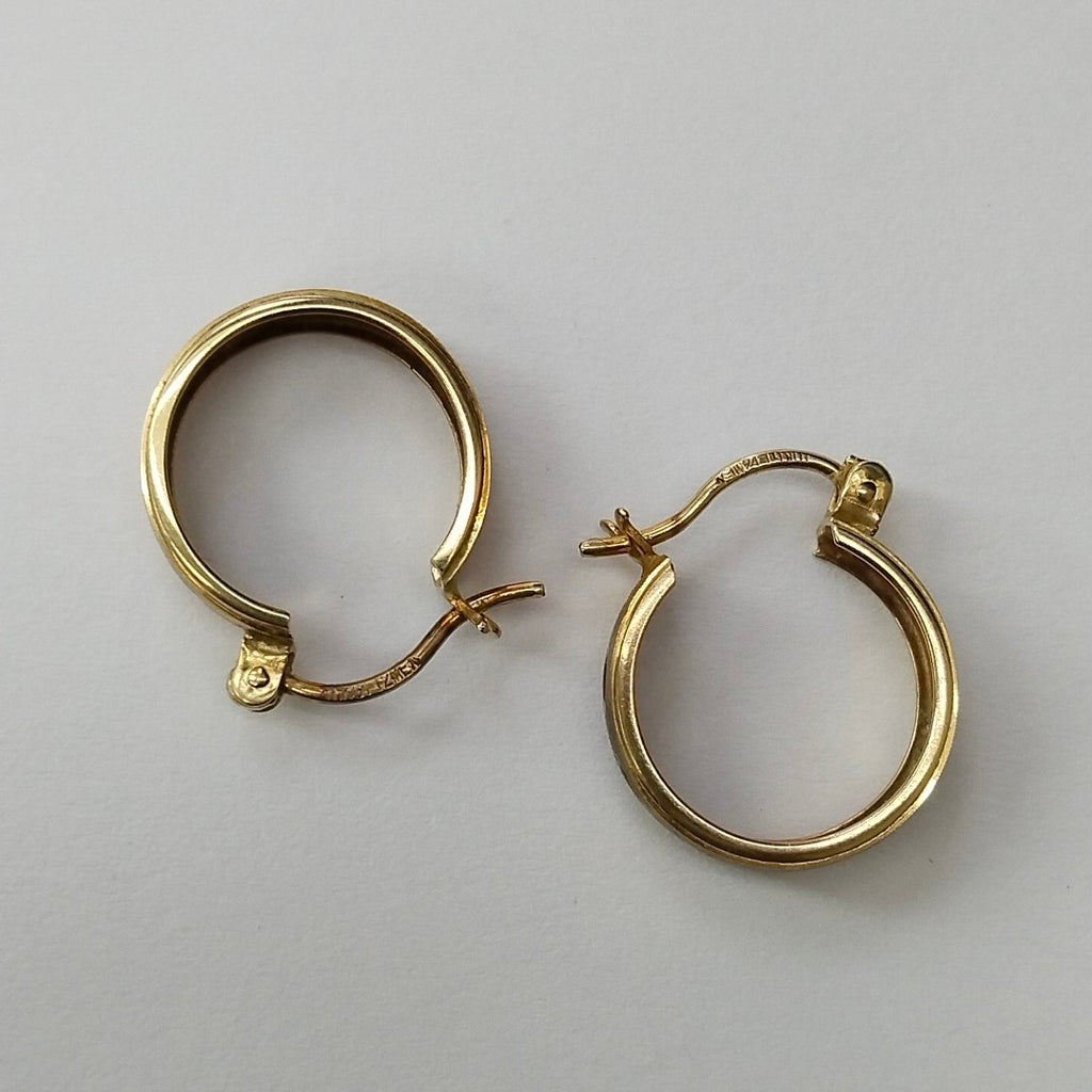 ARRACADAS PAR ORO 10 K 1.6 GRMS (SEMINUEVO)