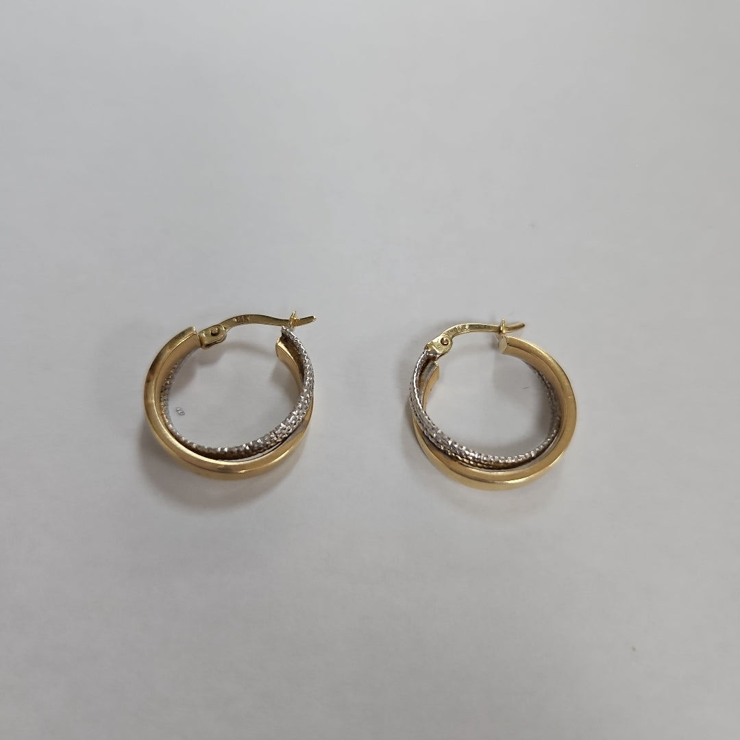 ARRACADAS PAR ORO 14 K 2,80 GRMS (SEMINUEVO)