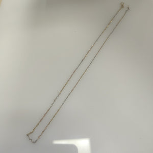 CADENA ORO COMBINADO 14 K 0.9 GRMS (SEMINUEVO)