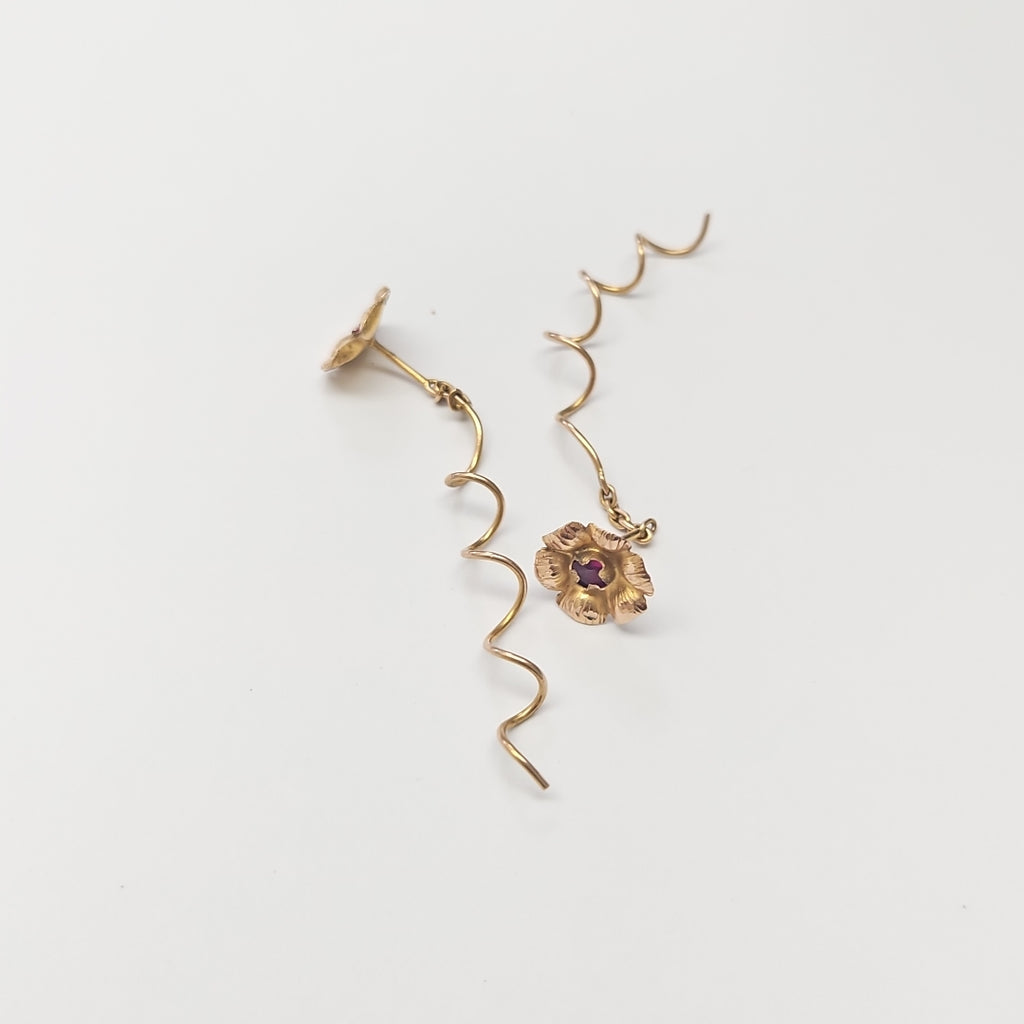 ARETES PAR ORO 8 K 2,60 GRMS (SEMINUEVO)