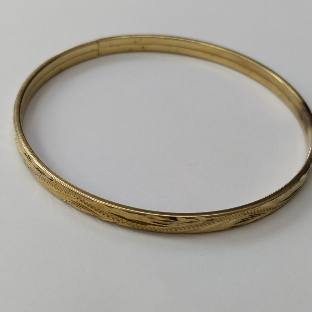 PULSERA RIGIDA ORO 10 K 5,30 GRMS (SEMINUEVO)