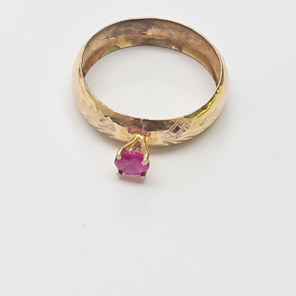ANILLO ORO 10 K 1,30 GRMS (SEMINUEVO)