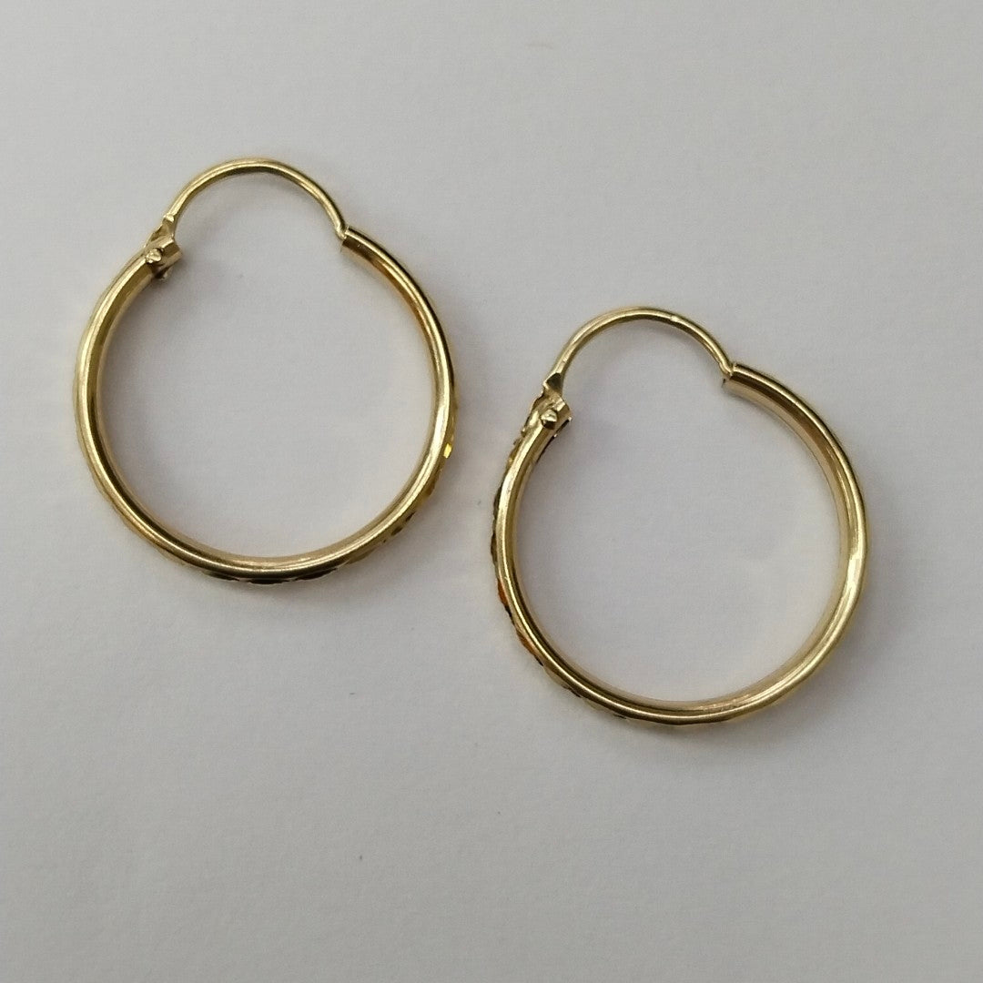 ARRACADAS PAR ORO 10 K 1.4 GRMS (SEMINUEVO)