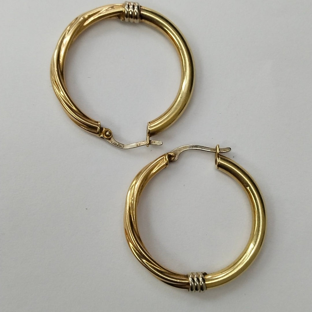 ARRACADAS PAR ORO 14 K 3,30 GRMS (SEMINUEVO)