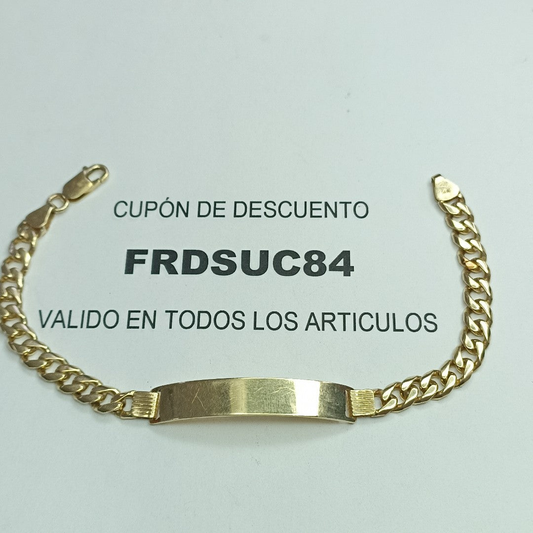 ESCLAVA ORO 14 K 19.1 GRMS (SEMINUEVO)