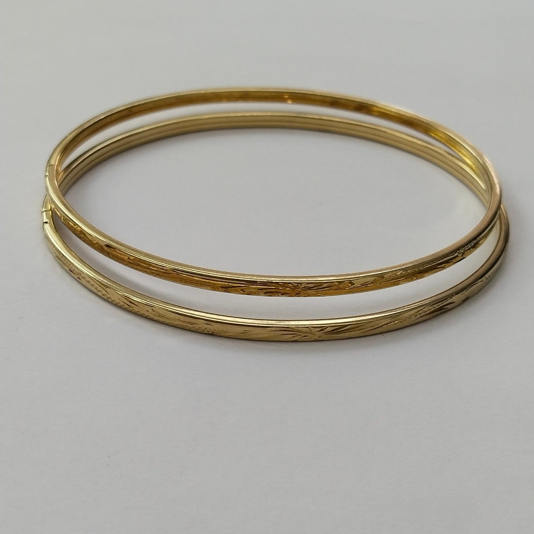PULSERA RIGIDA ORO 10 K 8 GRMS (SEMINUEVO)
