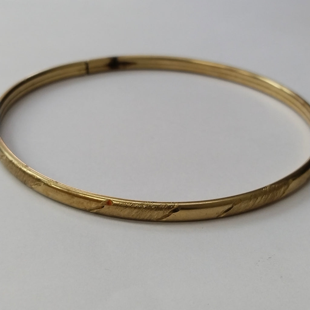 PULSERA RIGIDA ORO 10 K 5,20 GRMS (SEMINUEVO)