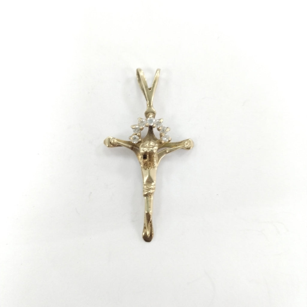 CRUCIFIJO ORO 10 K 2,60 GRMS (SEMINUEVO)