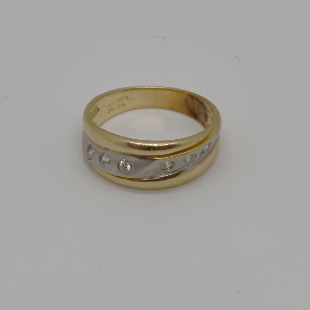 ANILLO ORO 10 K 3,50 GRMS (SEMINUEVO)