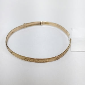 PULSERA RIGIDA ORO 10 K 7.1 GRMS (SEMINUEVO)