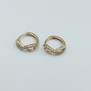 ARRACADAS PAR ORO 14 K 1.8 GRMS (SEMINUEVO)