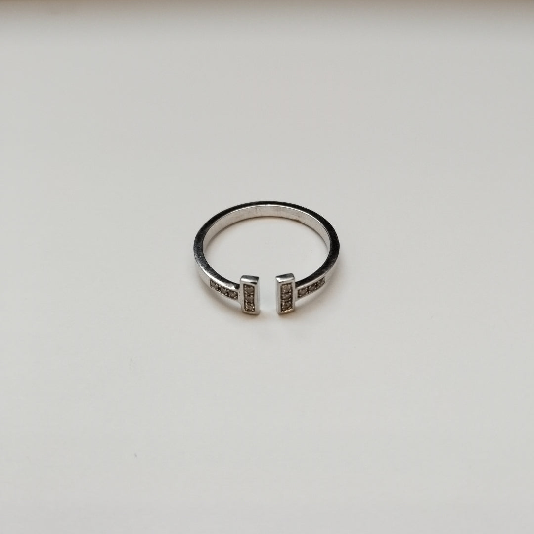 ANILLITO ORO, ORO BLANCO 14 K 3 GRMS (SEMINUEVO)