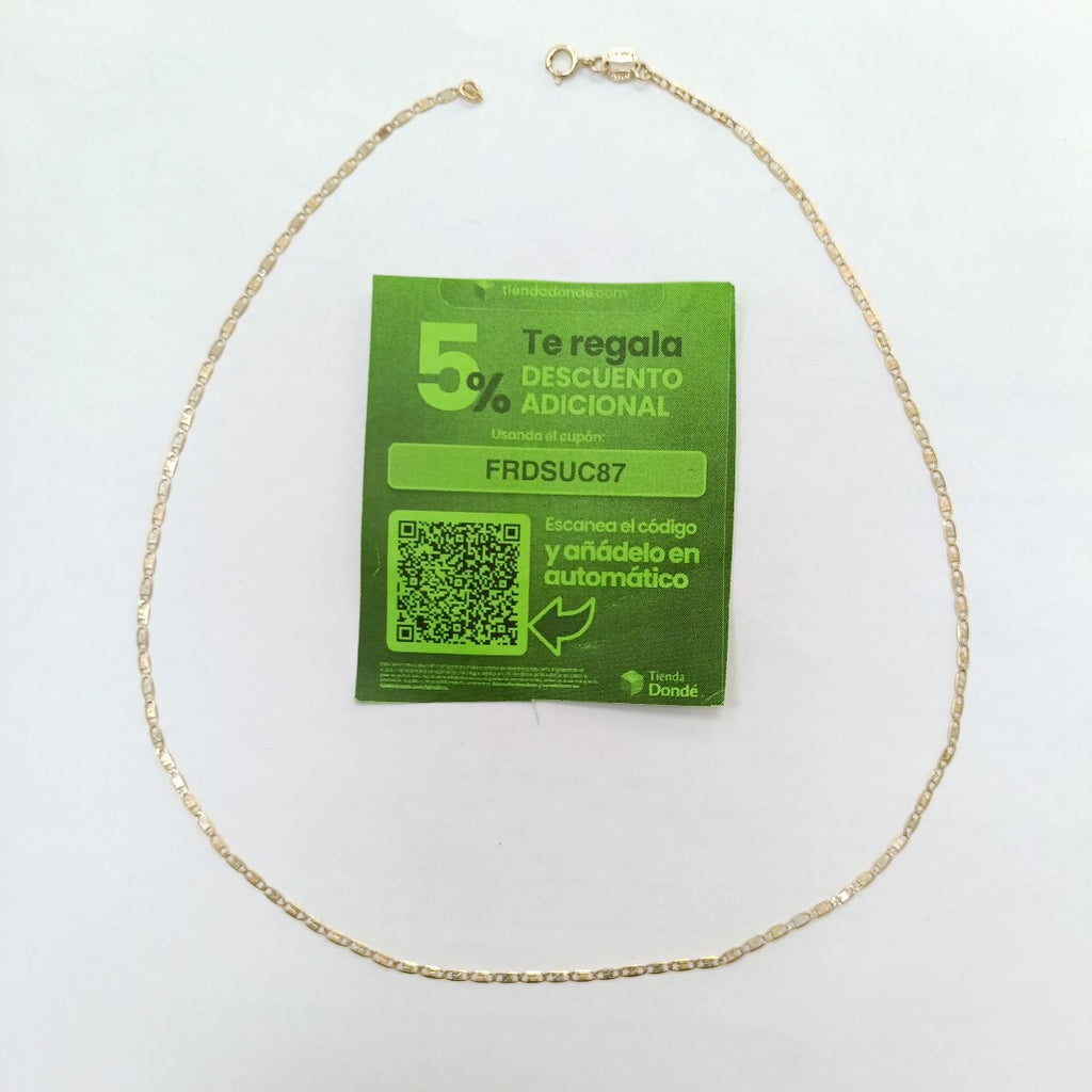 CADENA ORO 10 K 1.2 GRMS (SEMINUEVO)