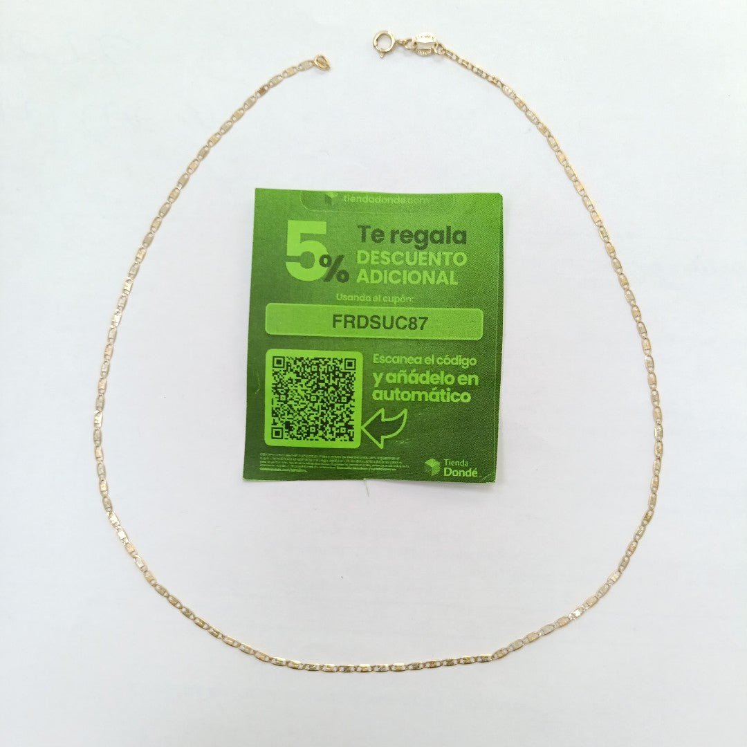 CADENA ORO 10 K 1.2 GRMS (SEMINUEVO)