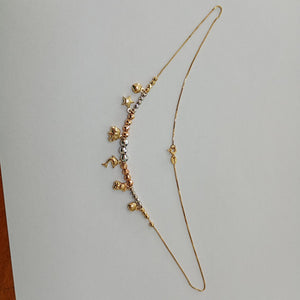 GARGANTILLA ORO COMBINADO 14 K 6,50 GRMS (SEMINUEVO)