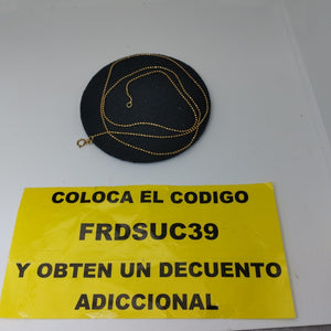 CADENA ORO 14 K 2.7 GRMS (SEMINUEVO)
