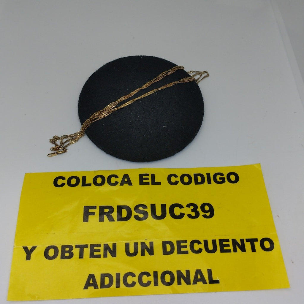 CADENA ORO 10 K 2.2 GRMS (SEMINUEVO)