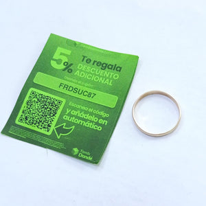 ANILLO ORO 8 K 1.6 GRMS (SEMINUEVO)