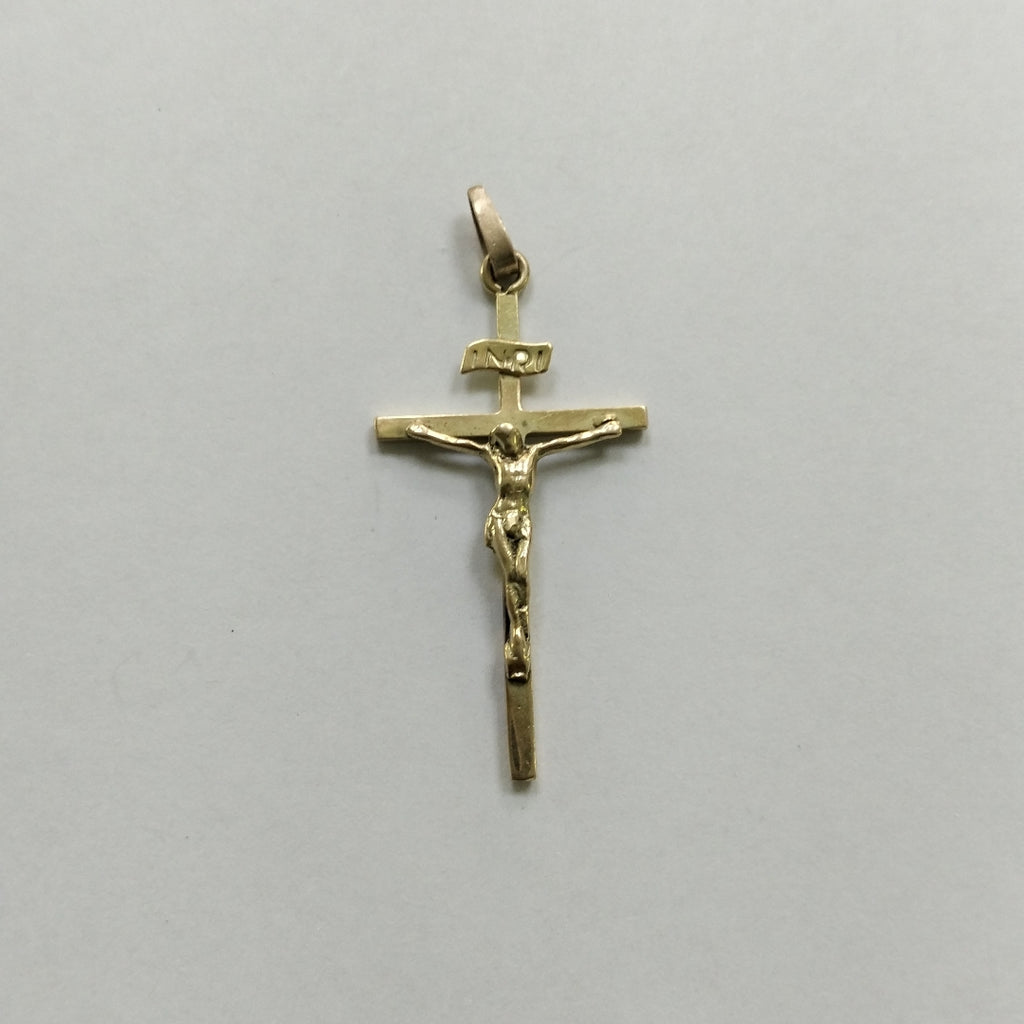 CRUCIFIJO ORO 10 K 2.9 GRMS (SEMINUEVO)