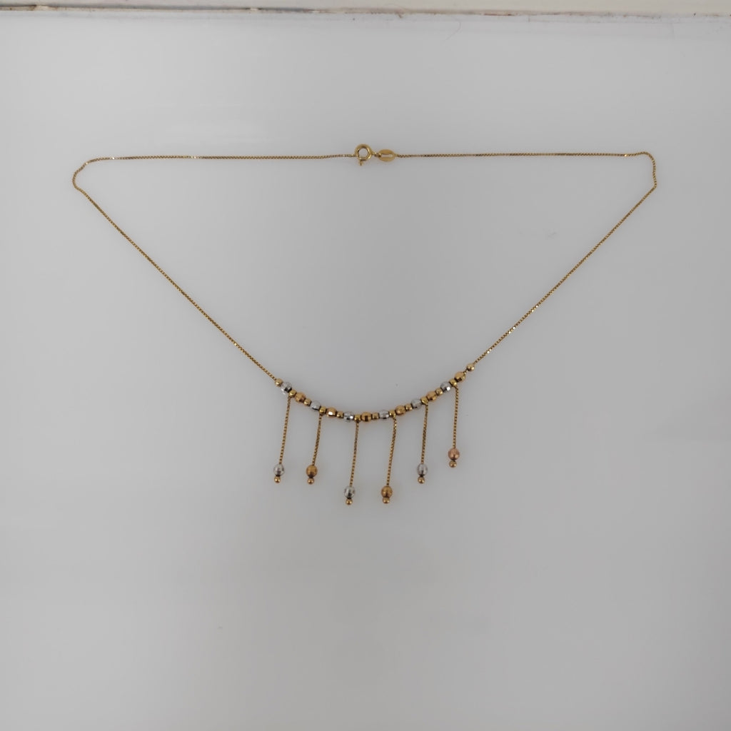 COLLAR ORO 14 K 3.8 GRMS (SEMINUEVO)